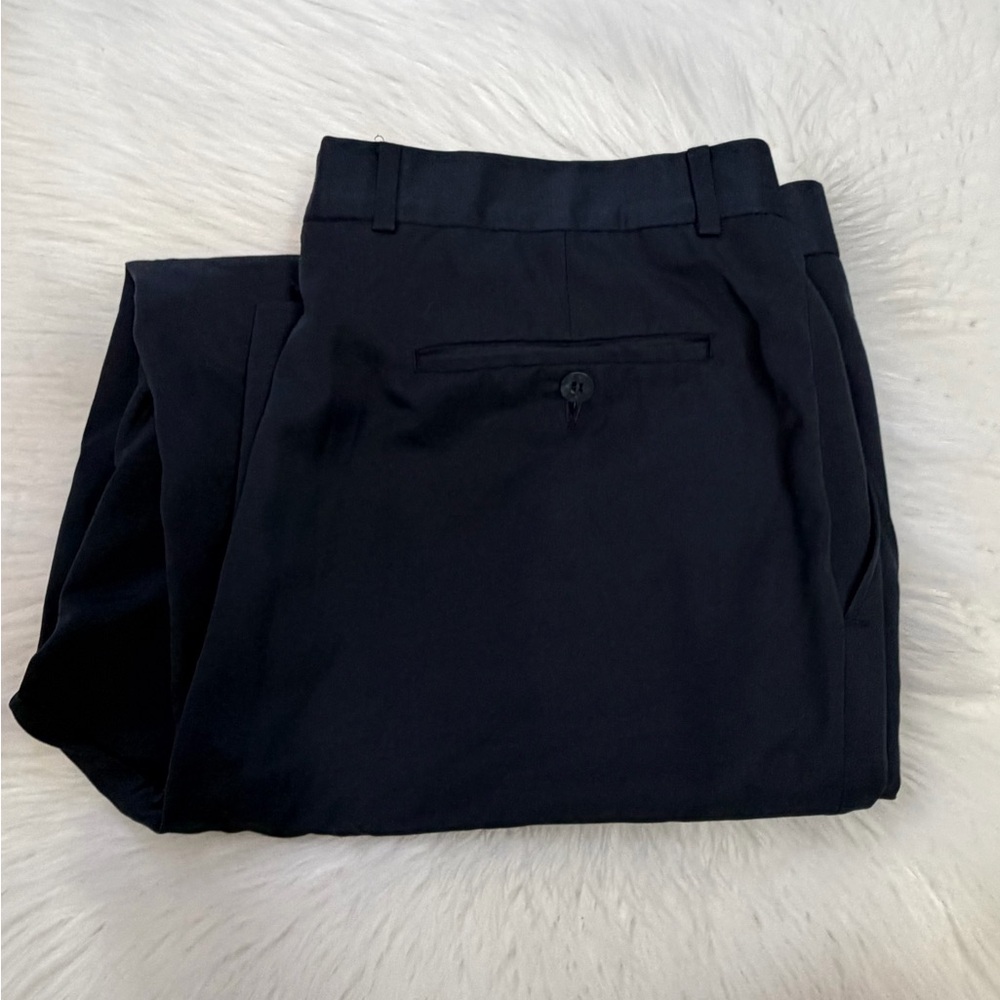 Saks Fifth Avenue Navy Blue Trouser Pants 36 x 30